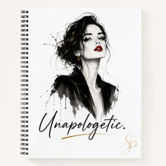 Cahier personnalisé Unapologetic. 