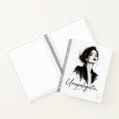 Cahier personnalisé Unapologetic. (Intérieur)