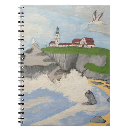 Cahier Phare au bord de la mer (Devant)