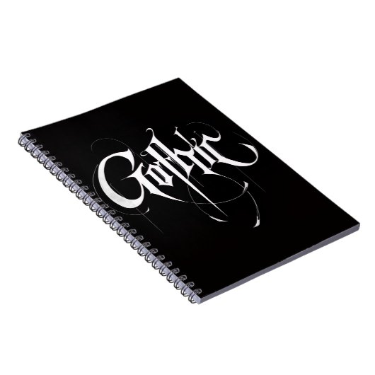 Cahier photo à spirale gothique (Côté Droit)