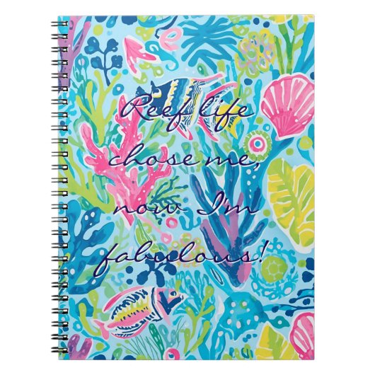 Cahier photo à spirale graphique élégant (Devant)
