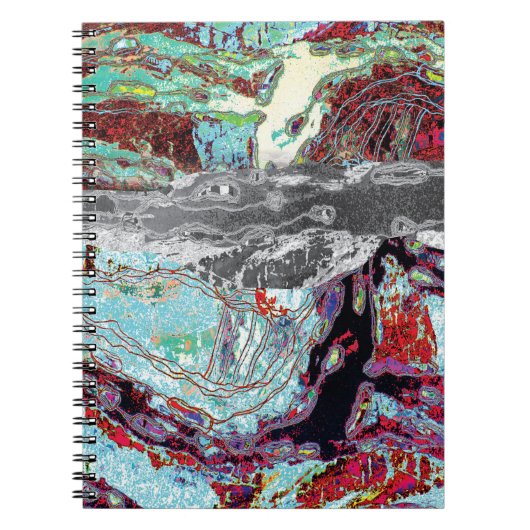 Cahier photo à spirale – Strata Pulse (Devant)