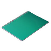 Cahier photo dégradé vert feuillage (Côté gauche)