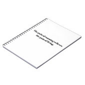 Cahier photo en spirale (Côté gauche)