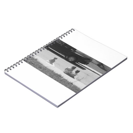 Cahier photo en spirale 3 filles et un chat (Côté gauche)