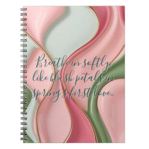 Cahier photo en spirale au graphisme élégant
