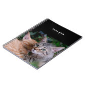 Cahier photo en spirale de chats mignons (Côté gauche)
