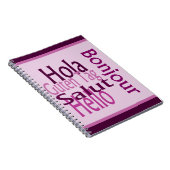 Cahier photo en spirale de salutations (Côté Droit)