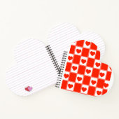 Cahier photo en spirale design Saint-Valentin (Intérieur)
