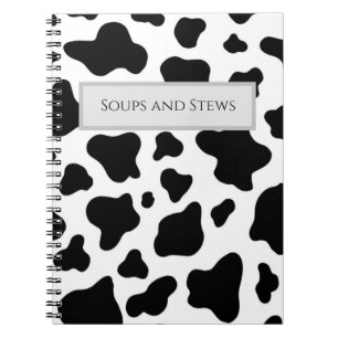 Cahier photo en spirale en faux cuir de vache