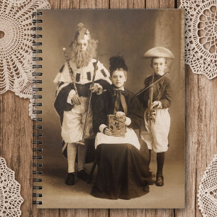 Cahier photo en spirale pour soirée costumée vinta
