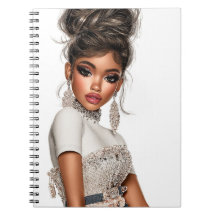 Cahier photo en spirale Sequins & Sculpted Glam Gi