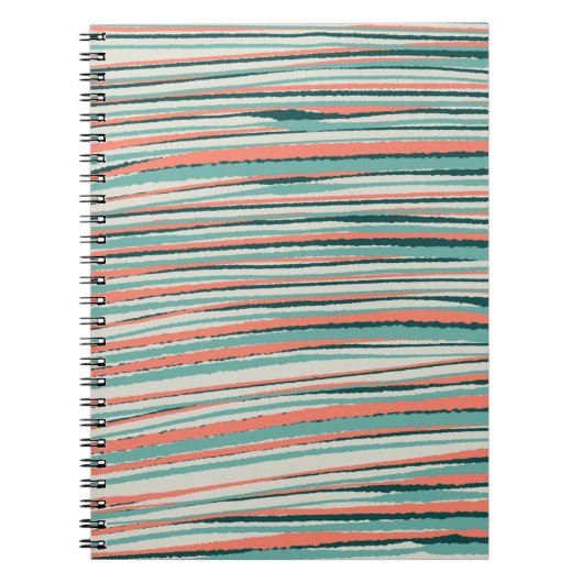 Cahier photo rayé à thème rétro (Devant)