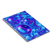 Cahier photo spirale bleu rose violet (Côté Droit)