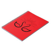 Cahier photo spirale cygne (Côté gauche)