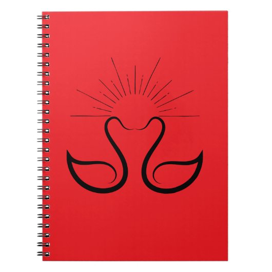 Cahier photo spirale cygne (Devant)
