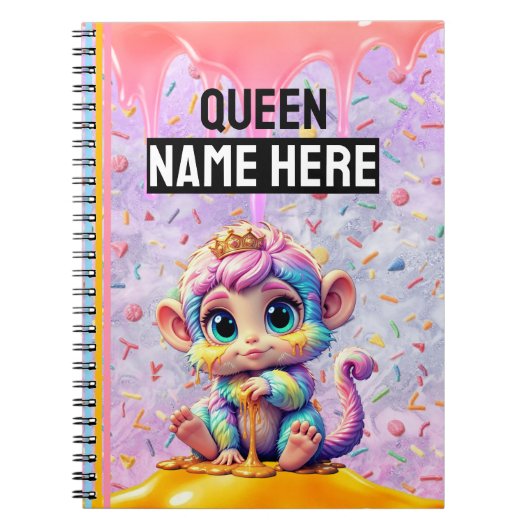 Cahier photo spirale de la Reine Sugarfluff (Devant)