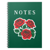 Cahier photo spirale de roses (Devant)