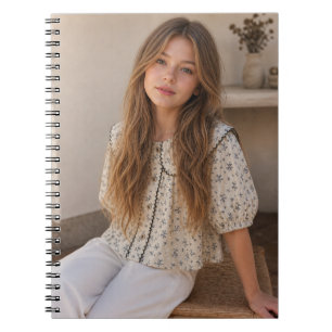 Cahier photo spirale Douce esthétique bohème Fille