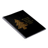 Cahier photo spirale en forme d'arbre léopard pour (Côté Droit)