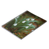 Cahier photo spirale fleurs de perce-neige (Côté gauche)