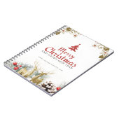 Cahier photo spirale Joyeux Noël (Côté gauche)