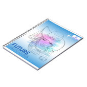 Cahier photo spirale pour futur avocat bleu et bla (Côté gauche)