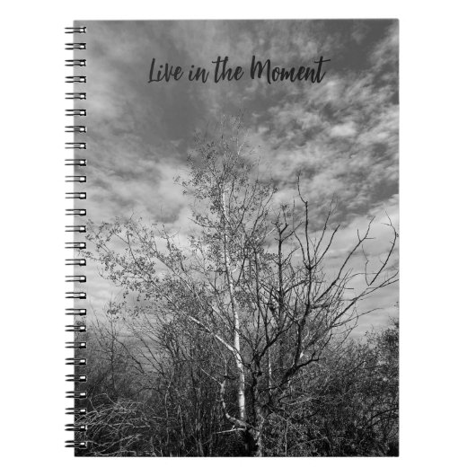 Cahier photo spirale Vivre l'instant présent (Devant)