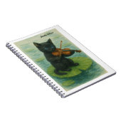 Cahier photo spirale Wonky Zoo Black Kitty (Côté Droit)