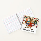 Cahier Ping Pong à thème de Noël pour les amateurs (Intérieur)