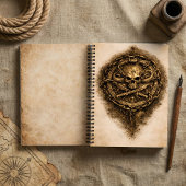 Cahier Pirate du Pièce Maudite – Couverture de par