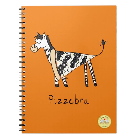Cahier Pizzebra Pizza Zèbre (Devant)
