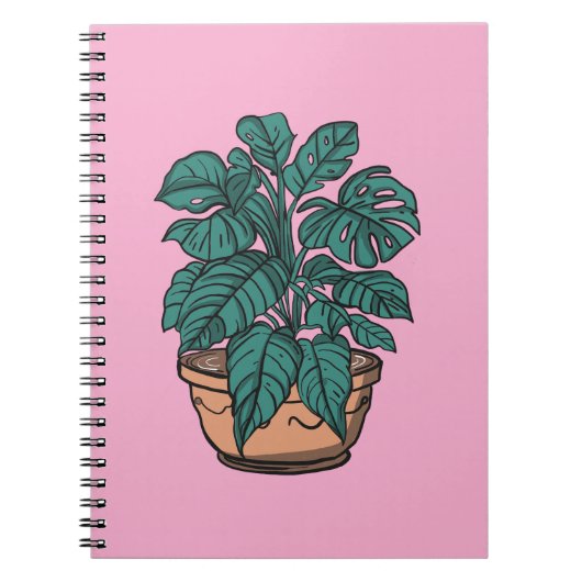 Cahier plantes tropicales en pot intérieur (Devant)