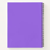 Cahier - Plume de stylo violet (Dos)