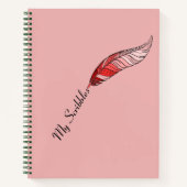 Cahier - Plume Rouge (Devant)