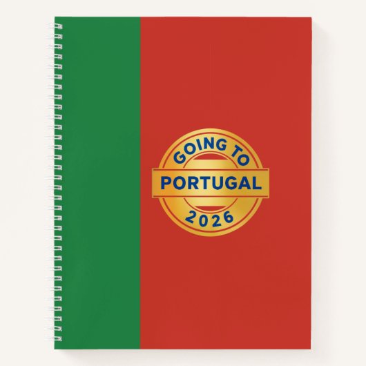 Cahier Portugal 2026 (Devant)