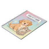 Cahier pour animaux de compagnie mignons – Journal (Côté gauche)