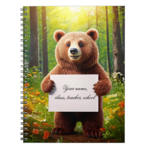 Cahier pour bébé fille - insérez votre nom