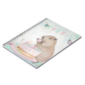Cahier pour enfants Capybara Cakefest (Côté gauche)