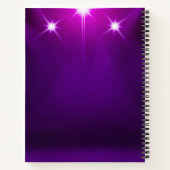 Cahier pour enfants Danseur personnalisé (Dos)