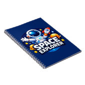 Cahier pour enfants explorateur de l'espace (Côté Droit)