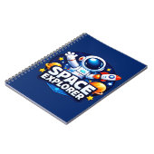 Cahier pour enfants explorateur de l'espace (Côté gauche)