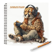 Cahier pour enfants Joueur de Cheetah