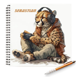 Cahier pour enfants Joueur Guépard