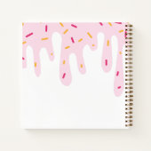 Cahier pour enfants mignon avec glace qui fond (Dos)