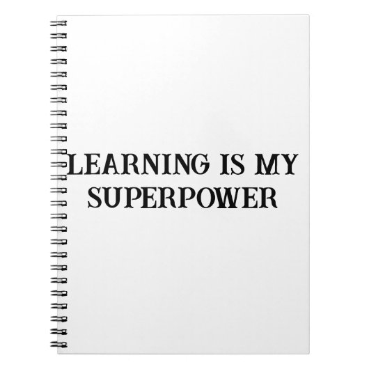 Cahier pour enfants Super Learner (Devant)