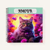Cahier pour les amoureux des chats (Devant)