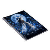 Cahier Premium Blue Moon Lady Version Sombre (Côté Droit)