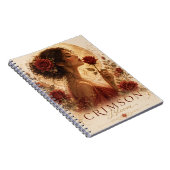 Cahier Premium Crimson Bloom (Côté Droit)