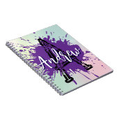 Cahier Préparatoire Moderne Monogrammé pour la Ren (Côté Droit)
